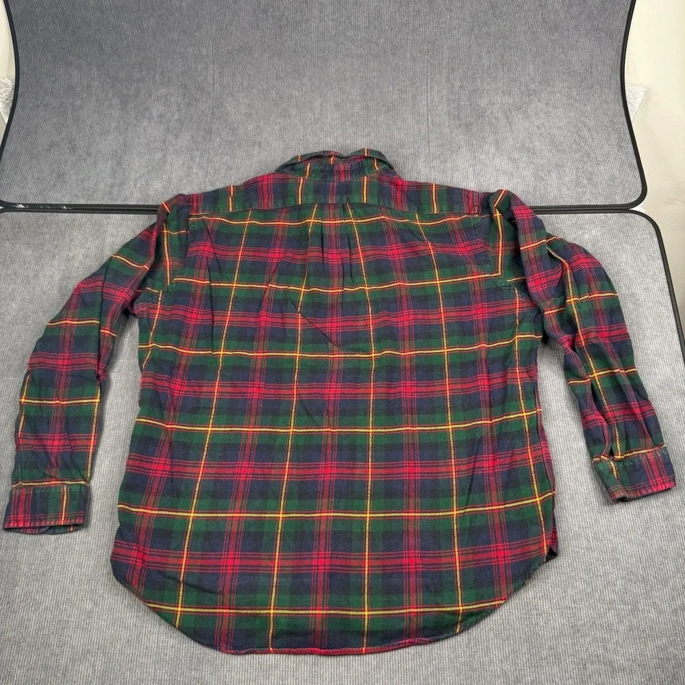 Vintage Polo Ralph Lauren shirt Mens Plaid Long Sleeve Button Down 2XL - Picture 3 of 6